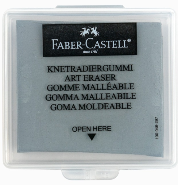 Faber Castell Silgi Hamur Gri Plastik Kutulu 127220