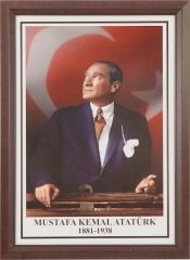İnter Atatürk Portresi Lamine Çerçeve 35X50 İnt 824-2 L