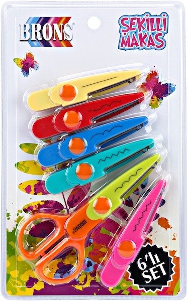 Brons Makas Şekillli 6 Lı Set Br-708