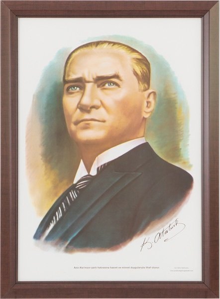 İnter Atatürk Portresi Lamine Çerçeve 35x50 İnt 824-4 L