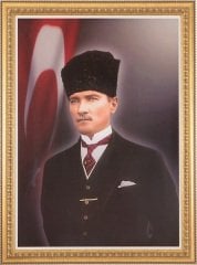 İnter Varaklı Atatürk Portresi 50X70 İnt-025
