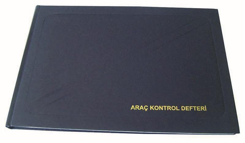 Dilman Araç Kayıt Defteri Ciltli 96 Yaprak