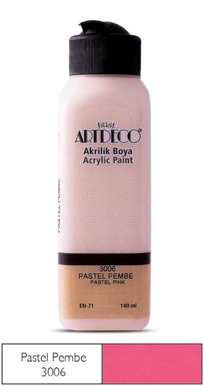 Artdeco Akrilik Boya 140 Ml Past.Pembe Y-070R-3006
