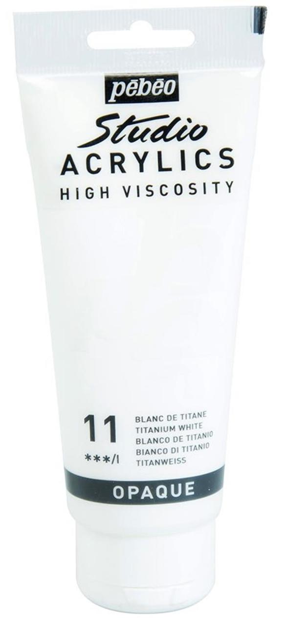 Pebeo Akrilik Studio Boya 100 ml 831x11 Titanium White
