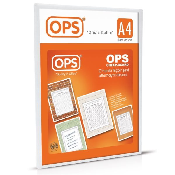 Ops 071 A4 Duvar Tipi Afiş Taşıyıcı