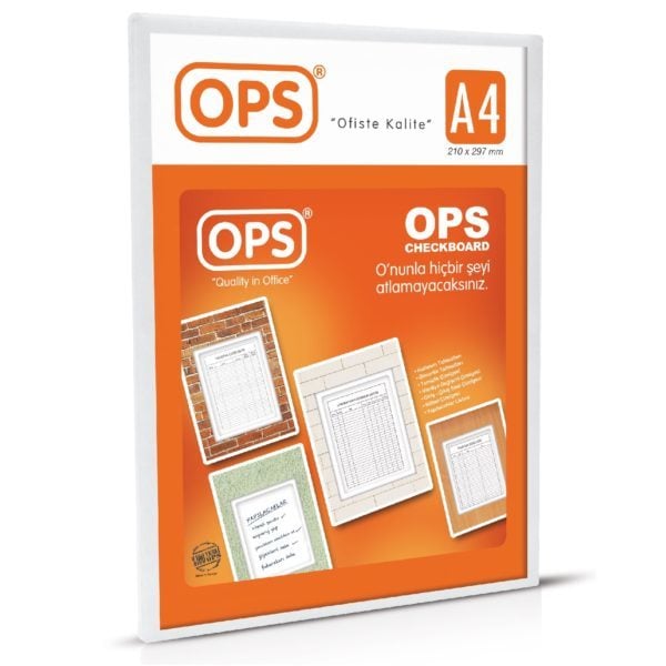 Ops 071 A4 Duvar Tipi Afiş Taşıyıcı
