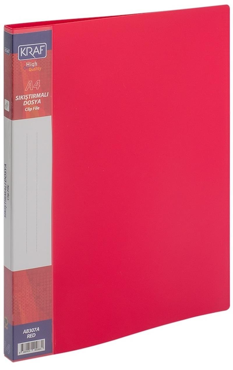 Kraf Sıkıştırmalı Dosya AB307A Kırmızı