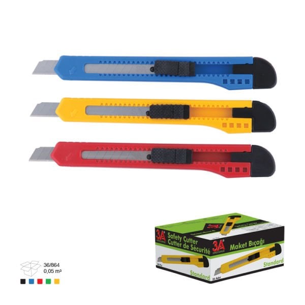 3A Maket Bıçağı 9 Mm