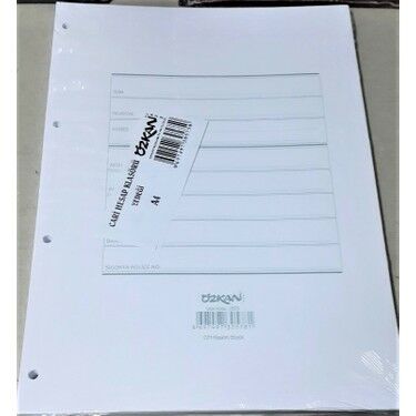 Özkan Cari Hesap Klasörü Yedeği A4