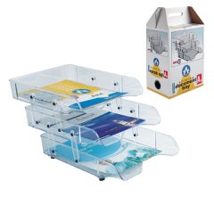 Ark Hareketli Evrak Rafı 3'Lü