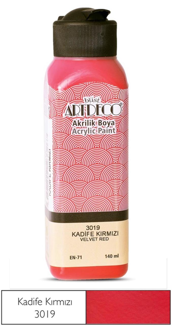 Artdeco Akrilik Boya 140 Ml Kadife Kır Y-070R-3019