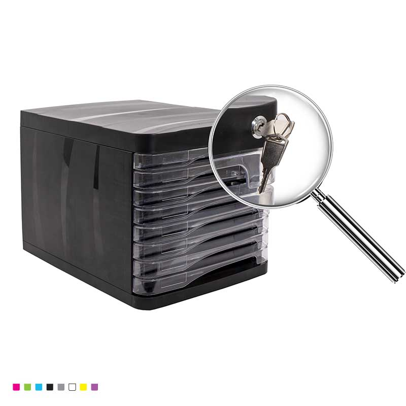 Ark Çekmeceli Evrak Rafı 8'Li Kilitli