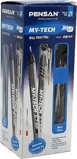 Pensan Tükenmez Kalem My-Tech 0.7 25 li 2240 Mavi