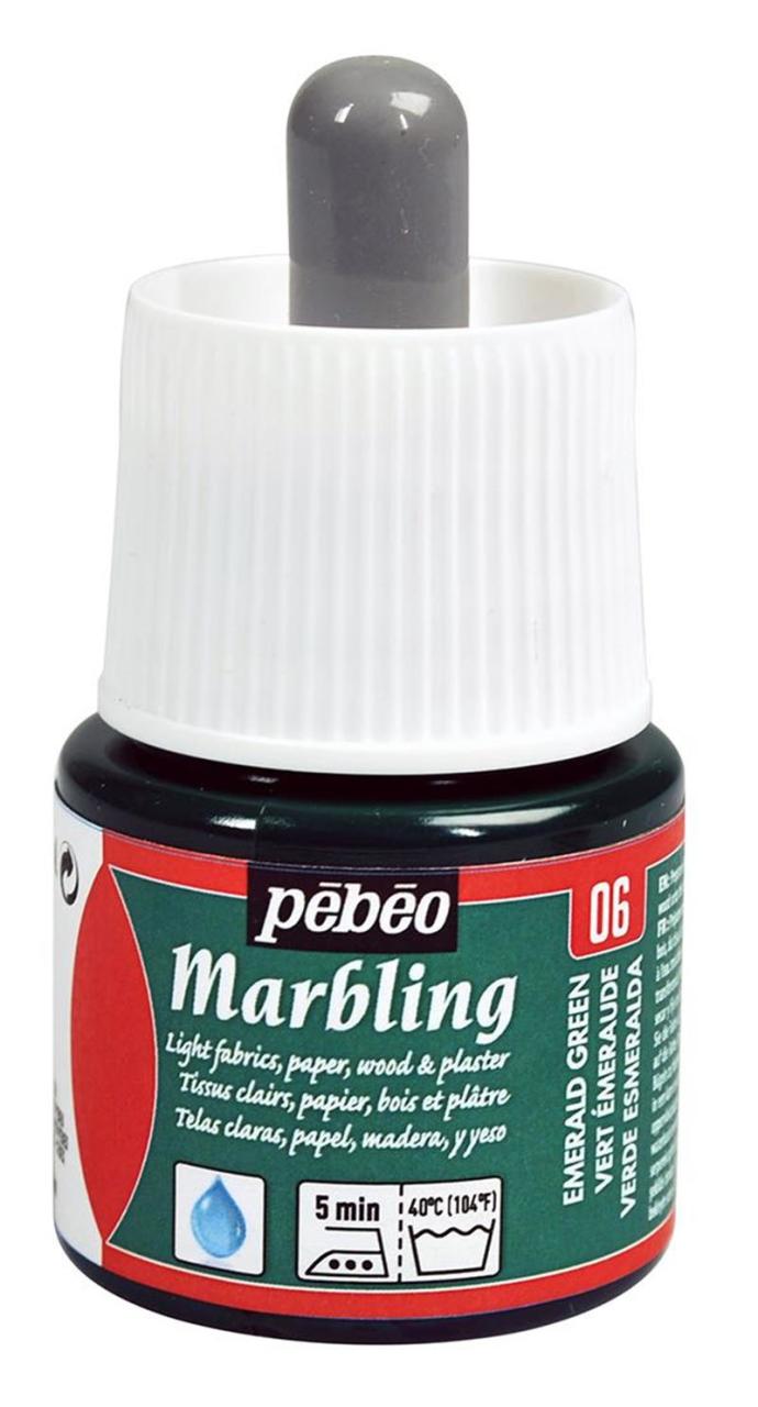 Pebeo Ebru Boyası Marblıng 45 Ml Şişe 130X06 Emerald Green
