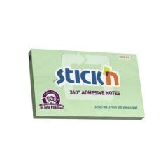 Gıpta Stıckn 76X127 360° Yapışkanlı Yeşil 100Yp 4-2155600-5001