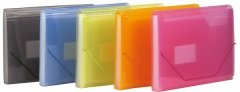 Kraf Körüklü Dosya 13 Cep Lastikli F4302 Pembe
