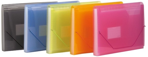 Kraf Körüklü Dosya 13 Cep Lastikli F4302 Mavi