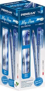 Pensan Tükenmez Kalem My-Pen 1.0 25 li 2210 Mavi