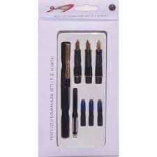 Masis Kesik Uçlu Dolma Kalem Seti 3lü TZN Orta Kds-O