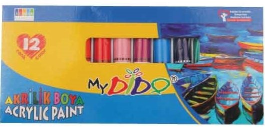 Südor Akrilik Boya 12X9 Ml Tüp Mydido My14