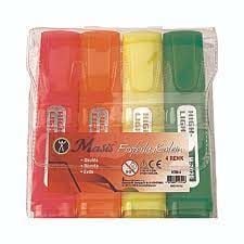 Masis Fosforlu Kalem 4 Renkli Paket H708-4