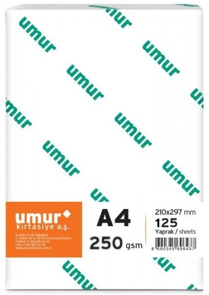 Umur Fotokopi Kağıdı A4 250 gr 125 li 30002434