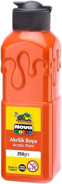 Nova Color Akrilik Boya 250 Gr Turuncu Nc-3017