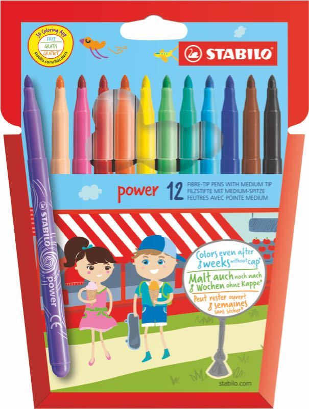 Stabilo Keçeli Kalem Power 12 Li 280/12-01