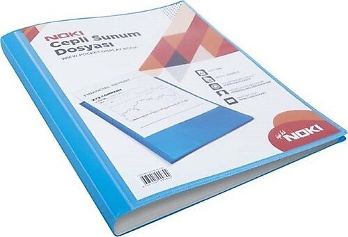 Noki Sunum Dosyası Cepli 60 Lı Mavi 64160-N-130