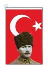 Vatan 70X105  Atatürklü Bayrak