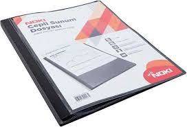 Noki Sunum Dosyası Cepli 40 Lı Siyah 64140-N-190