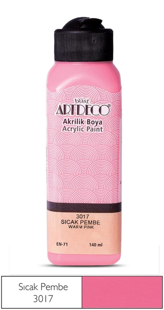 Artdeco Akrilik Boya 140 Ml Sıcak Pem. Y-070R-3017