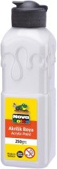 Nova Color Akrilik Boya 250 Gr Sedef Beyaz Nc-3034