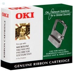 Oki 1108002 182/183/192/280 /320/321/3320/3321 Siyah Şerit