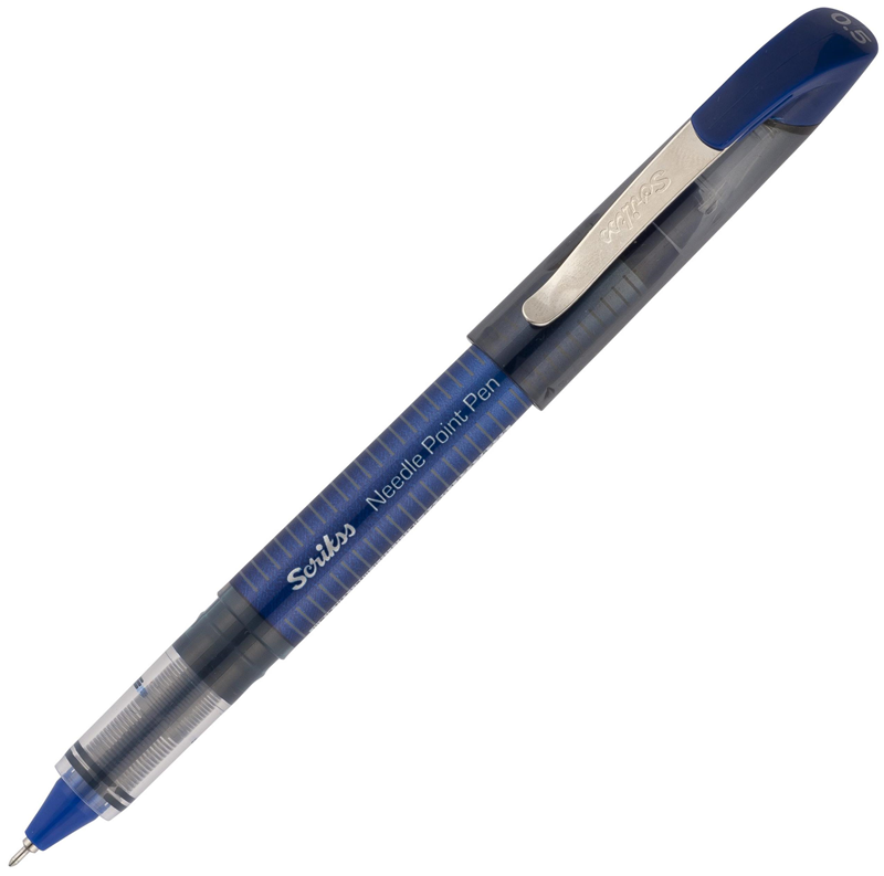 Scrikss NP-68 İğne Uçlu Kalem 0,5mm Mavi