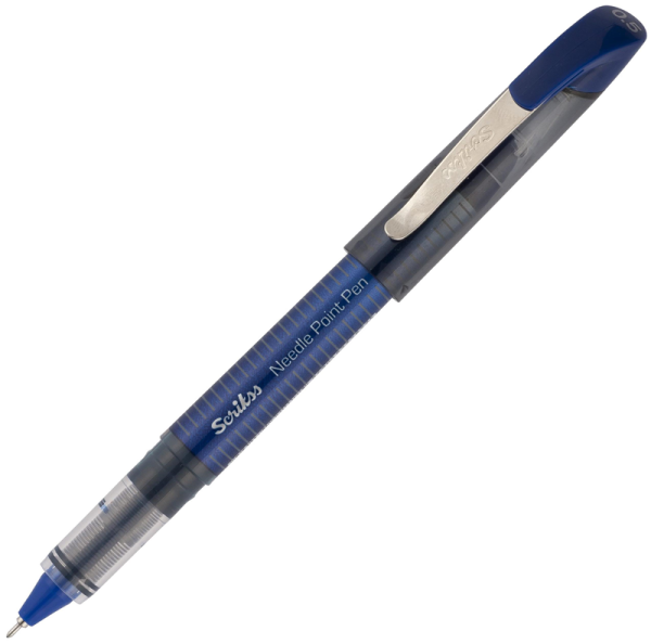 Scrikss NP-68 İğne Uçlu Kalem 0,5mm Mavi
