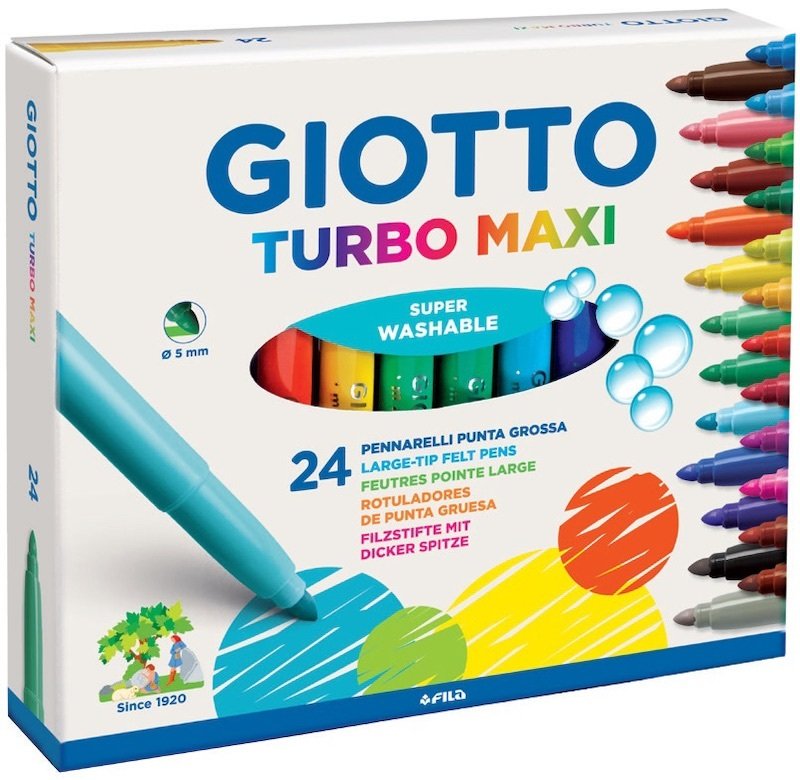 Giotto Keçeli Kalem Turbo Maxi 24 LÜ 455000