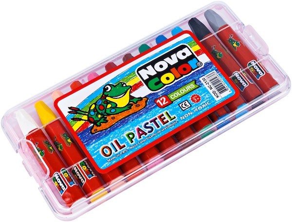 Nova Color Pastel Boya 12 Li Plastik Kutu Nc-2130