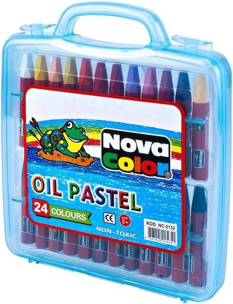 Nova Color Pastel Boya 24 Lü Plastik Kutu Nc-2132