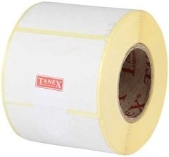 Tanex Eco Termal Barkod Etiket 80x40 Çap 40mm 1000li