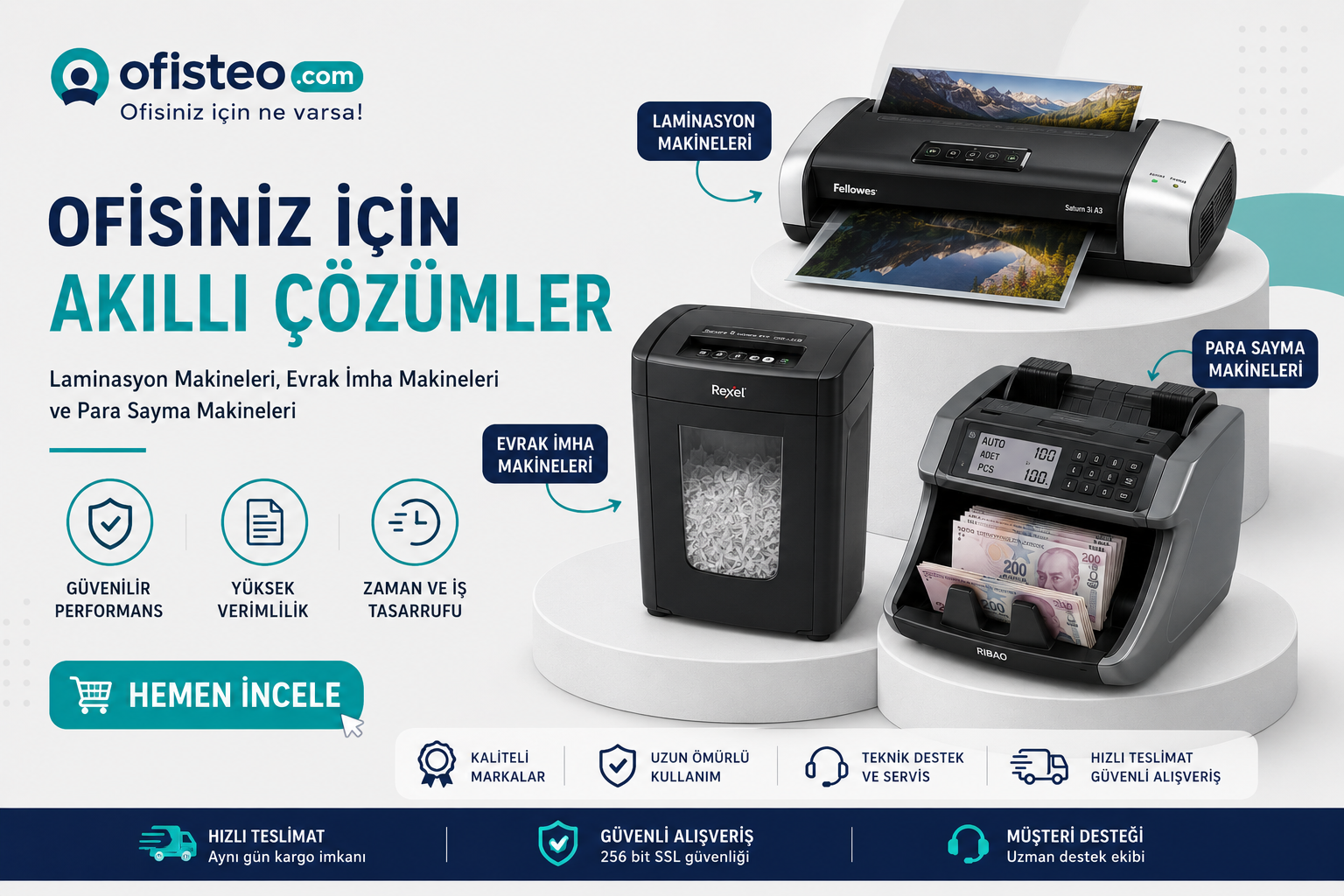 Ofisteo kırtasiye ve ofis ürünleri bannerı 4
